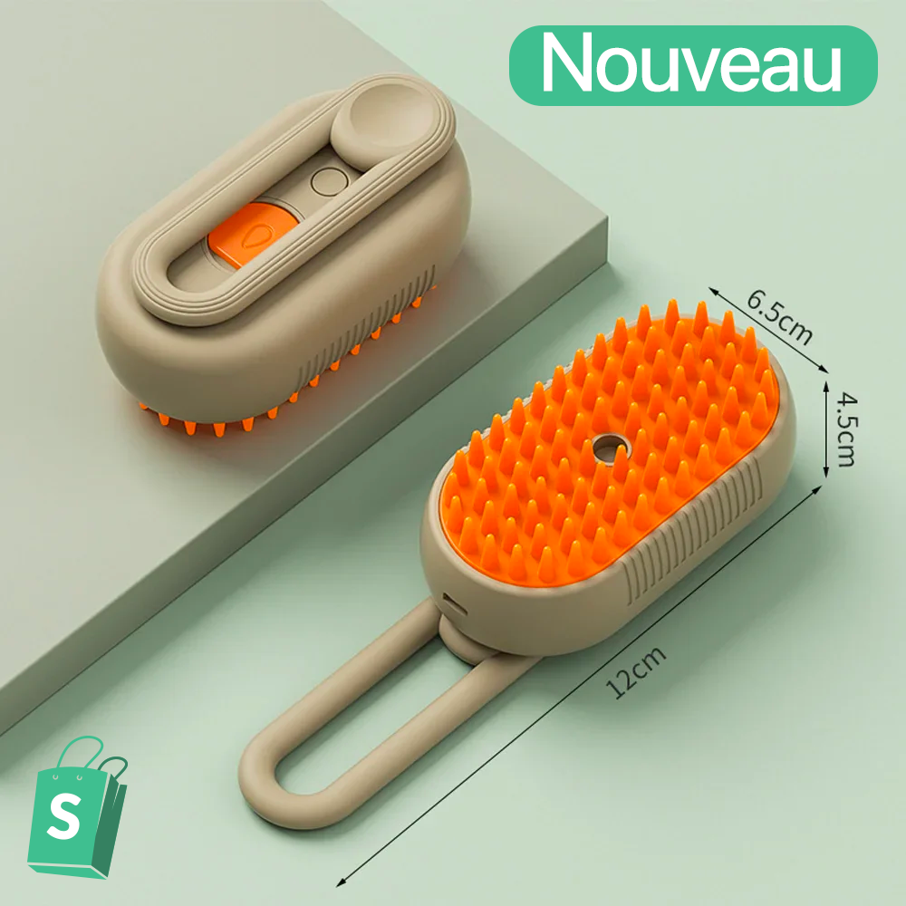 🥰 Nouveau 🌟 Brosse à vapeur pour chat